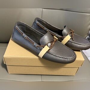 BNWB AUTHENTIC WOMEN'S COLE HAAN AIR GARNET II LOAFER GUNSMOKE & BROWN US 6.5B